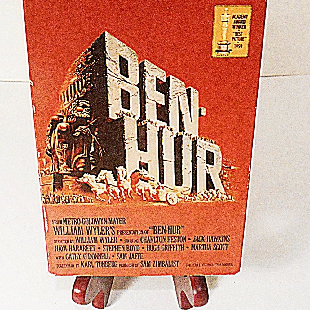 VHS, Ben Hur, Video Tape, Cult Classic, VHS Video Movie, VCR Video Tape,